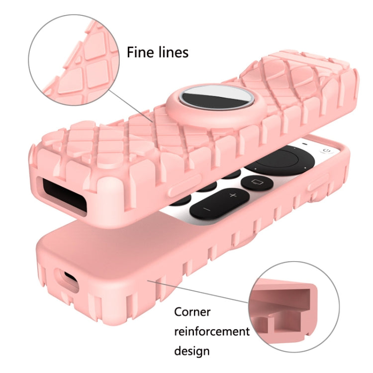 2 PCS Remote Control All-Inclusive Protective Cover, Applicable Model: For Apple TV 4K(Black) - Remote Control Covers by buy2fix | Online Shopping UK | buy2fix