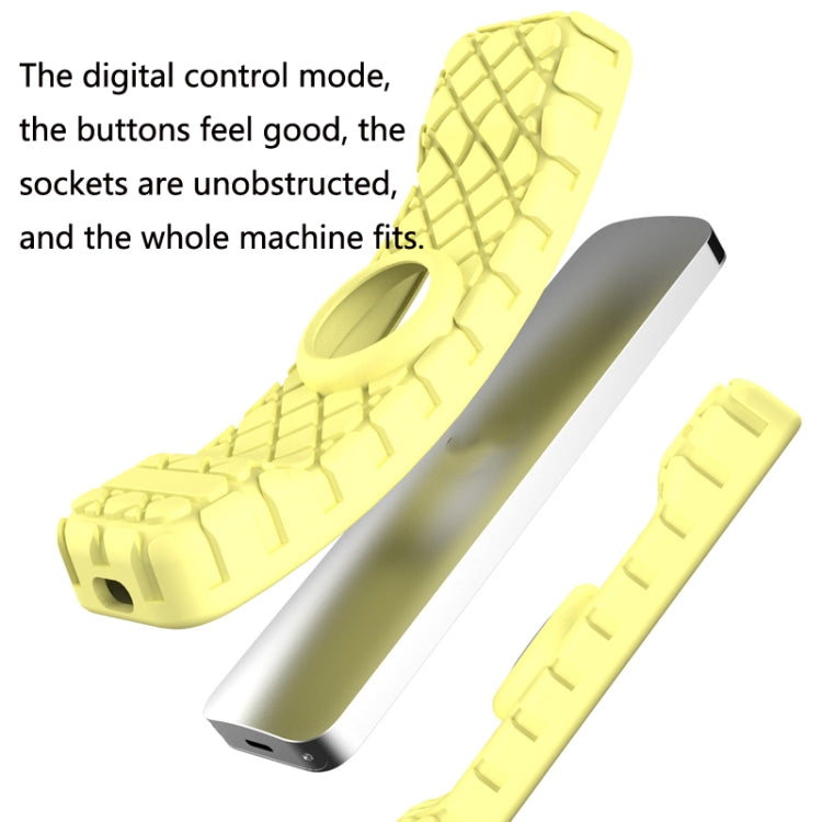 2 PCS Remote Control All-Inclusive Protective Cover, Applicable Model: For Apple TV 4K(Yellow) - Remote Control Covers by buy2fix | Online Shopping UK | buy2fix