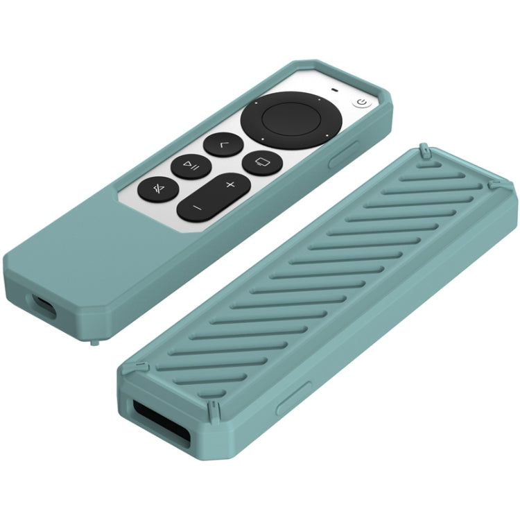 2 PCS Remote Control All-Inclusive Anti-Drop Silicone Protective Cover, Applicable Model: For Apple TV 4K 2021(Yellow) - Remote Control Covers by buy2fix | Online Shopping UK | buy2fix