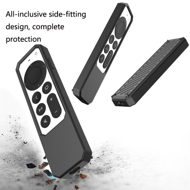 2 PCS Remote Control All-Inclusive Anti-Drop Silicone Protective Cover, Applicable Model: For Apple TV 4K 2021(Yellow) - Remote Control Covers by buy2fix | Online Shopping UK | buy2fix