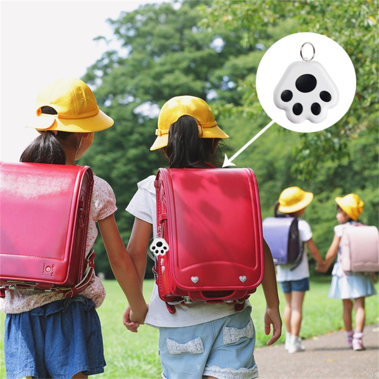 2 PCS HYC-09 Dog Paw Bluetooth Anti-Lost Device Pet Tracking Locator Keychain Smart Search Two-Way Alarm(Dark Gray) by buy2fix