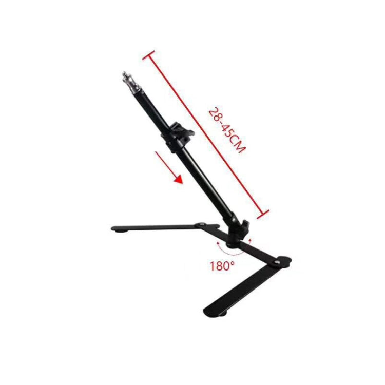 Overhead Shooting Bracket Ring Fill Light Set Live Beautifying LED Light Stand(Bracket + Lamp) - Ring Light by buy2fix | Online Shopping UK | buy2fix