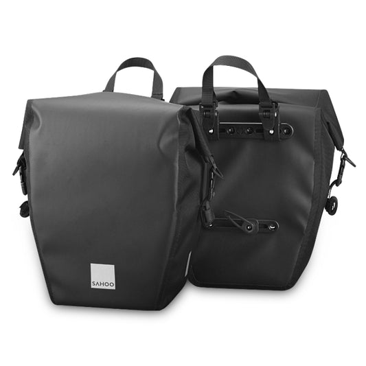 SAHOO 20L Bicycle Shelf Bag Long-Distance Cycling Pannier Bag(Black) by SAHOO