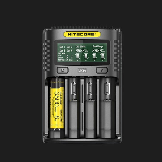 NITECORE Fast Lithium Battery Charger, Model: UMS4 by buy2fix