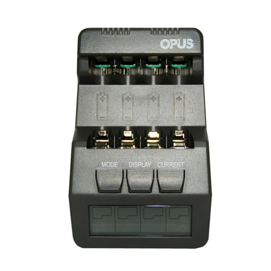 OPUS Smart Battery Charger Multifunctional Measuring Internal Resistance Backlight Charger, EU Plug, Model: BT-C700 by OPUS