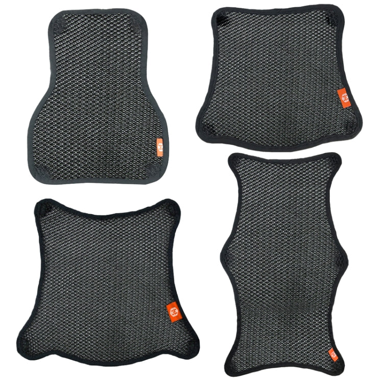 HOUZHI MTZT1010 Motorcycle Sun Insulation Cushion 3D Grid Breathable Sweating Cool Seat Cover, Style: Single Layer XL - Seat Covers by buy2fix | Online Shopping UK | buy2fix
