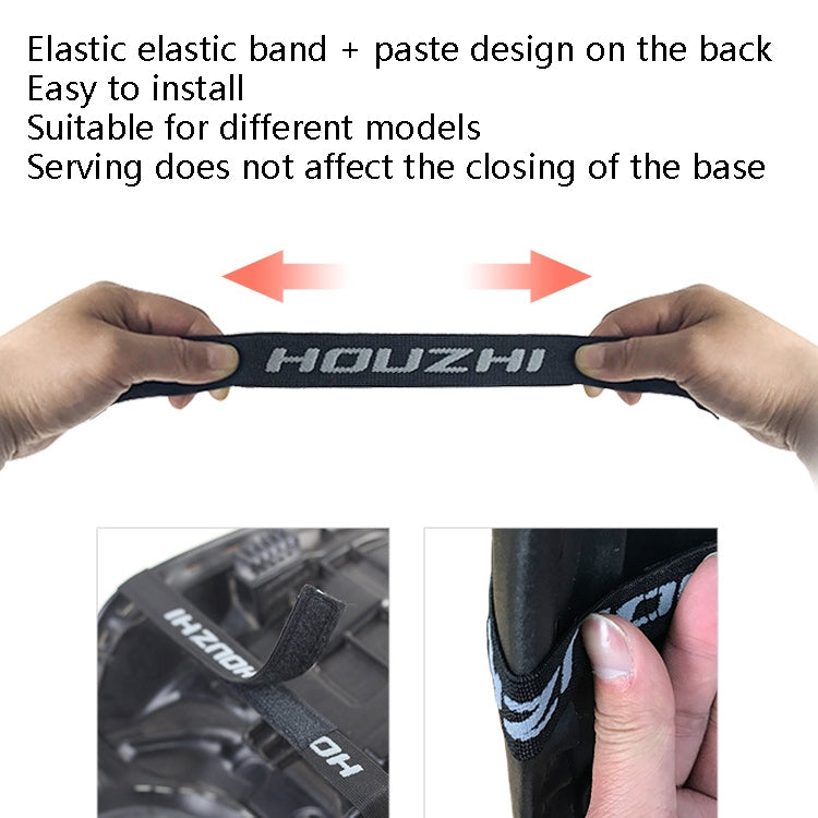 HOUZHI MTZT1010 Motorcycle Sun Insulation Cushion 3D Grid Breathable Sweating Cool Seat Cover, Style: Single Layer XL - Seat Covers by buy2fix | Online Shopping UK | buy2fix