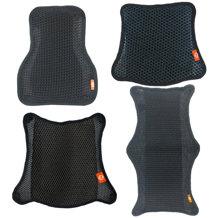 HOUZHI MTZT1010 Motorcycle Sun Insulation Cushion 3D Grid Breathable Sweating Cool Seat Cover, Style: Double Layer M - Seat Covers by buy2fix | Online Shopping UK | buy2fix