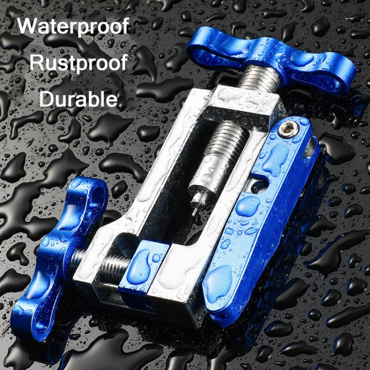 WEST BIKING YP0719252 Bicycle Oil Needle Installation Tool Cycling Tubing Jack Repair Tool(Silver Blue) - Maintenance tools by WEST BIKING | Online Shopping UK | buy2fix