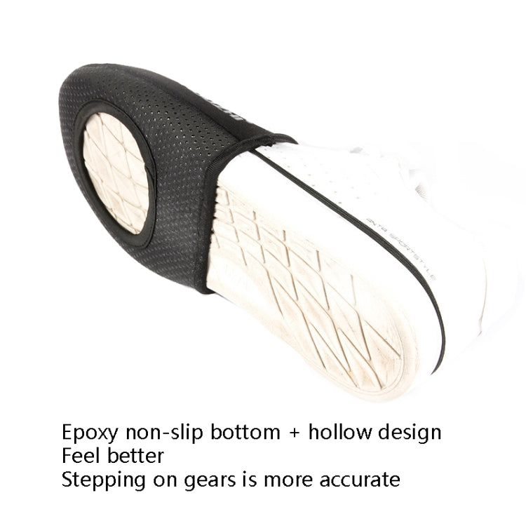 HOUZHI MTFJ1030 Motorcycle Gear Rod Shoe Cover Non-Slip Stain-Resistant And Waterproof Shoe Cover, Size: L(Black) - Protective Gear by buy2fix | Online Shopping UK | buy2fix