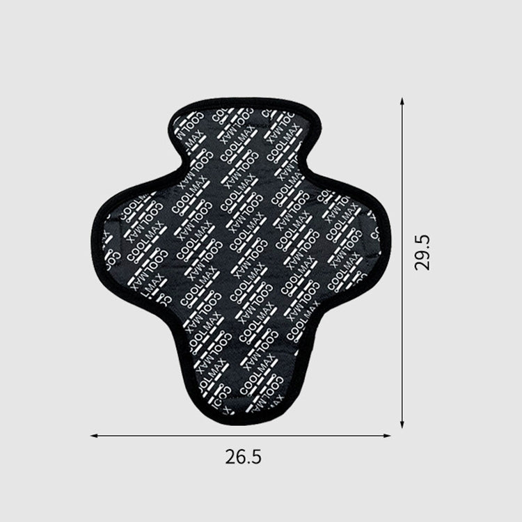 MTTD1028 Riding Breathable Quick-Drying Absorb Sweat Sponge Pad Removable Motorcycle Helmet Pad, Size: One Size(Black) - Helmets by buy2fix | Online Shopping UK | buy2fix