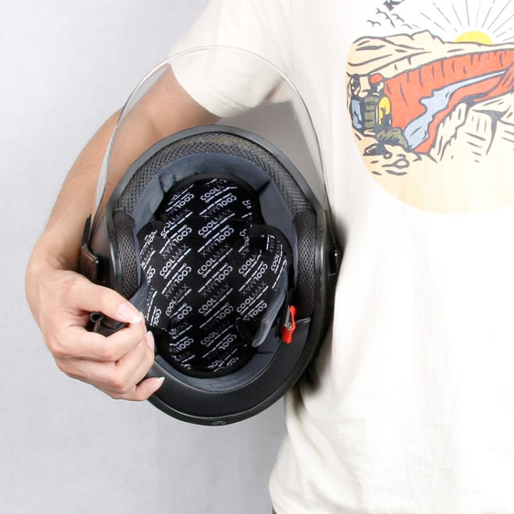 MTTD1028 Riding Breathable Quick-Drying Absorb Sweat Sponge Pad Removable Motorcycle Helmet Pad, Size: One Size(Black) by buy2fix