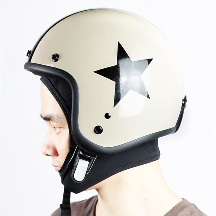 MTTT1040 Motorcycle Helmet Interior Cap Breathable Quick Dry Sunscreen Sweat-Absorbent Sports Head Cover, Size: XL(Black) by buy2fix