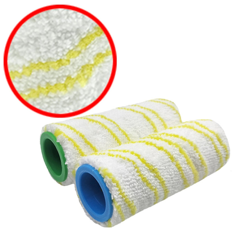 1 Pair HJ-PJ-0118 Washing Machine Accessories Cleaning Brush Roller Set For Ka/Rcher FC3D FC5 - Other Accessories by buy2fix | Online Shopping UK | buy2fix
