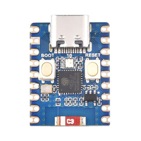 Waveshare 2.4GHz ESP32-C3 Mini Development Board, Based ESP32-C3FN4 Single-core Processor without Header by Waveshare