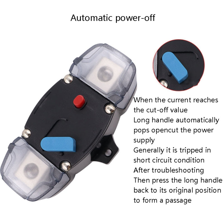 CB8 Car Route Yacht Ship Audio Refit Automatic Circuit Breaker Power Circuit Protection Insurance Switch, Specification: 300A - Fuse by buy2fix | Online Shopping UK | buy2fix