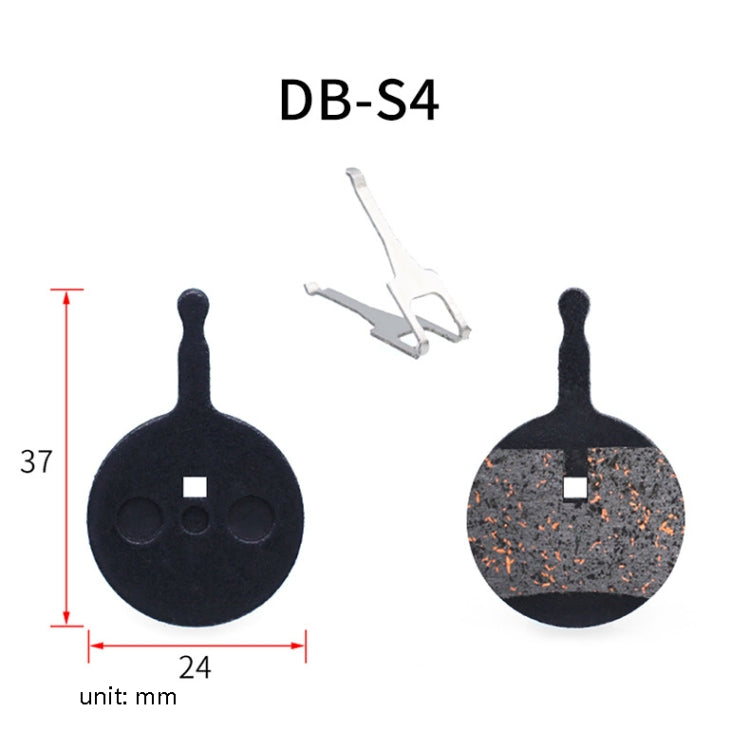 3 Pairs Mountain Bike Semi-Metallic Brake Pads M355 Oil Disc BB5 Resin Disc Brakes, Bagged(DB-S4) - Bicycle Brake Parts by buy2fix | Online Shopping UK | buy2fix