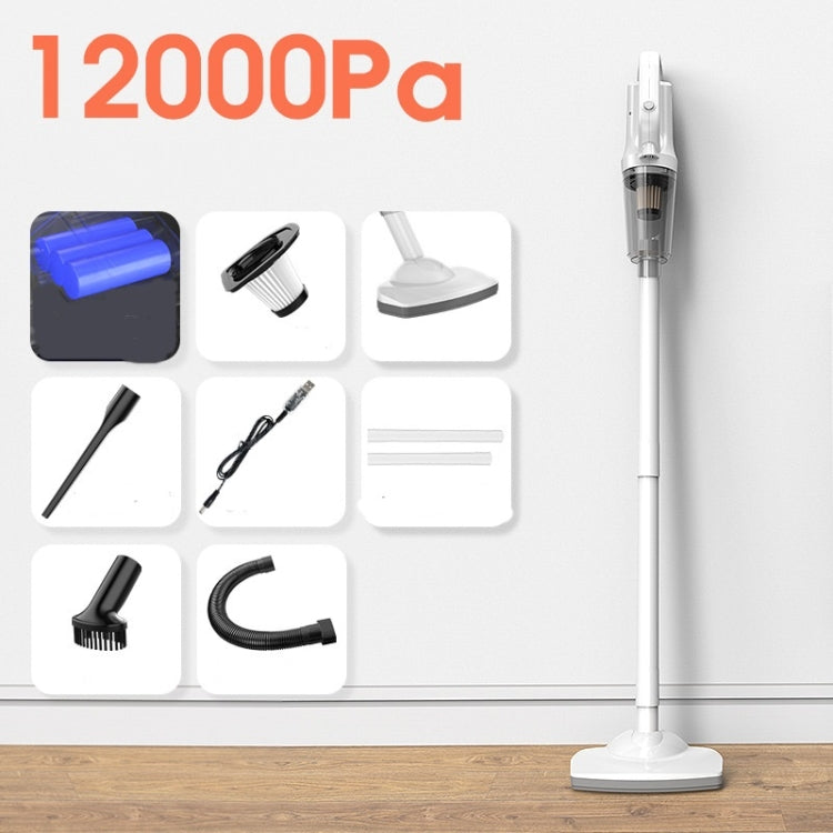 3 Section 11.1V + Drag Car Home High Suction Handheld Mute Wireless Vacuum Cleaner - Vacuum Cleaner by buy2fix | Online Shopping UK | buy2fix