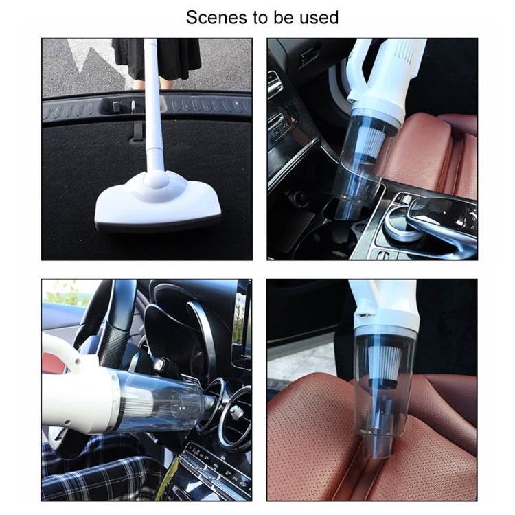 3 Section 11.1V + Drag Car Home High Suction Handheld Mute Wireless Vacuum Cleaner - Vacuum Cleaner by buy2fix | Online Shopping UK | buy2fix