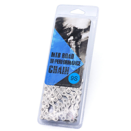 Mountain Road Bike Chain Electroplating Chain, Specification: 9 Speed chain by buy2fix