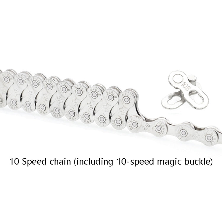 Mountain Road Bike Chain Electroplating Chain, Specification: 10 Speed - Bicycle Chains & Rounds by buy2fix | Online Shopping UK | buy2fix