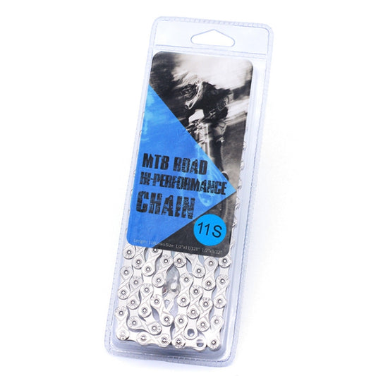 Mountain Road Bike Chain Electroplating Chain, Specification: 11 Speed by buy2fix