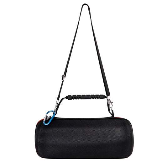 P403 For JBL Pulse 4 EVA Speaker Protective Cover Storage Box Outdoor Portable Bag With Shoulder Strap & Carabiner(Black+Gray) by buy2fix