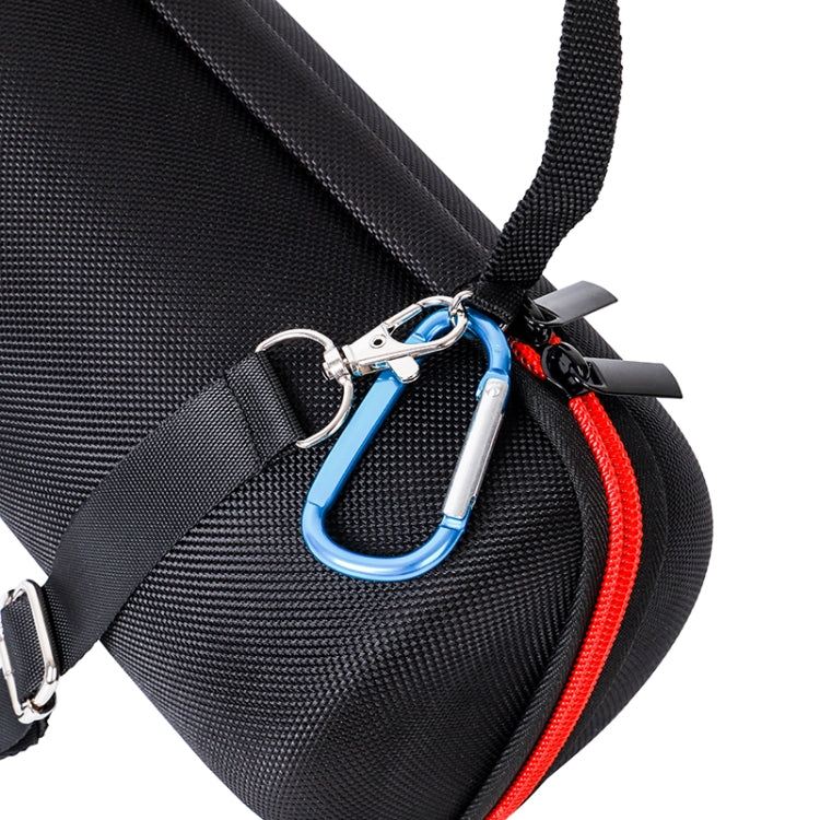P403 For JBL Pulse 4 EVA Speaker Protective Cover Storage Box Outdoor Portable Bag With Shoulder Strap & Carabiner(Black+Gray) - Protective Case by buy2fix | Online Shopping UK | buy2fix