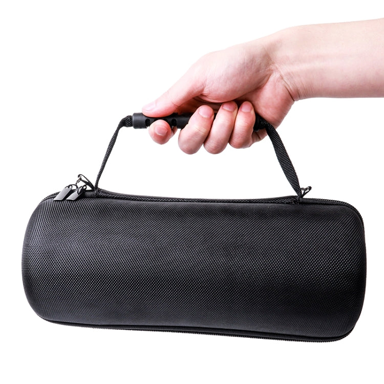 P403 For JBL Pulse 4 EVA Speaker Protective Cover Storage Box Outdoor Portable Bag With Shoulder Strap & Carabiner(Black+Gray) - Protective Case by buy2fix | Online Shopping UK | buy2fix