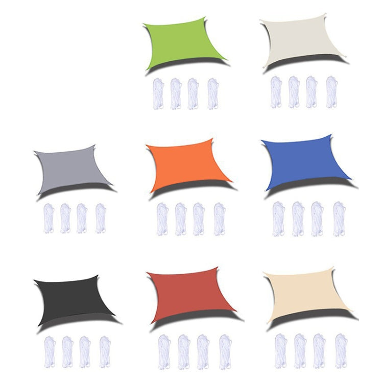 Outdoor Garden Sunshade Sail Waterproof Anti-UV Canopy, Size: 2m x 4m(Beige) - Tents & Accessories by buy2fix | Online Shopping UK | buy2fix