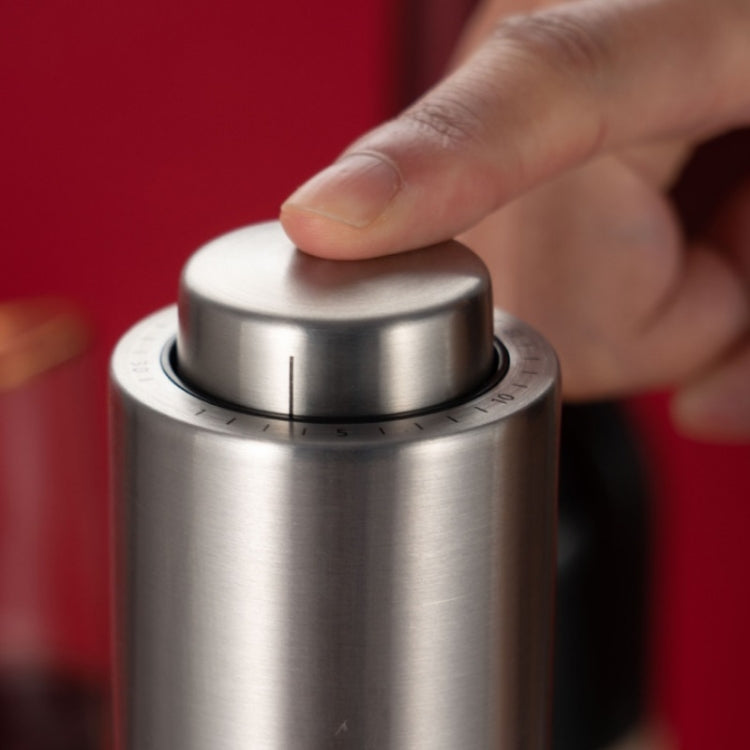 Metal Dust-Proof Sealed Vacuum Wine Bottle Cap Stopper, Specification: Style D SP-002S - Bottle Stopper by buy2fix | Online Shopping UK | buy2fix