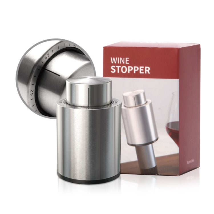 Metal Dust-Proof Sealed Vacuum Wine Bottle Cap Stopper, Specification: Style D SP-002S - Bottle Stopper by buy2fix | Online Shopping UK | buy2fix