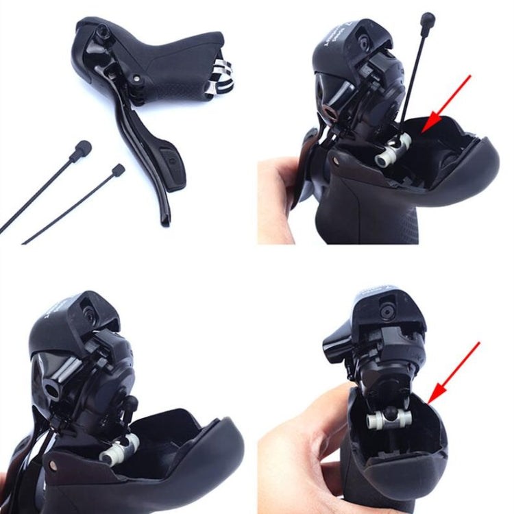 TRLREQ Mountain Road Bicycle Teflon Internal Line Balance Car Core, Specification: Road Bike Rear Brake 1.7m(Black) by buy2fix