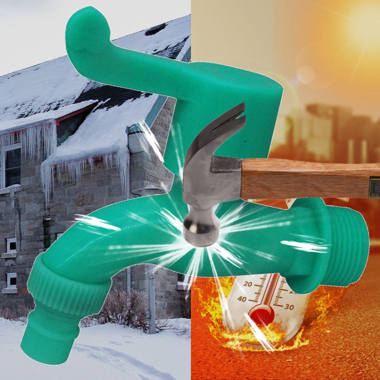 10pcs All Plastic Freeze-Resistant Washing Machine Faucet 1/2 inch (Random Color Delivery) by buy2fix