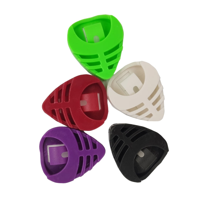 5 PCS Multicolor Plastic Ukulele Pick Box, Color Random Deliverty - String Instrument Accessories by buy2fix | Online Shopping UK | buy2fix