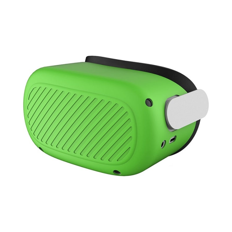 VR Glasses Silicone Waterproof Dust-Proof And Fall-Proof Protective Shell For Meta Quest(Luminous Green) - VR Accessories by buy2fix | Online Shopping UK | buy2fix