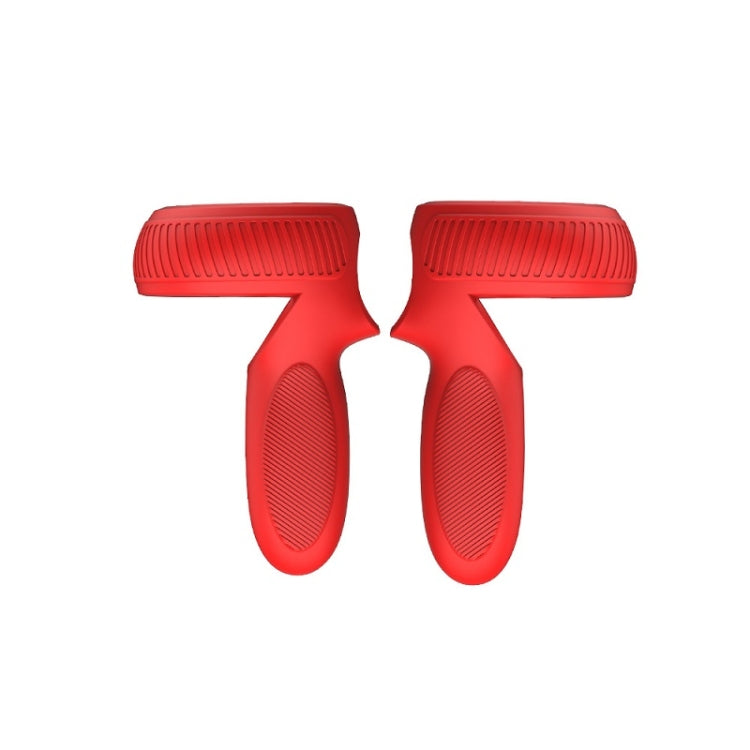 VR Handle Silicone Non-slip Drop Resistant Protective Cver For Meta Quest(Red) - VR Accessories by buy2fix | Online Shopping UK | buy2fix