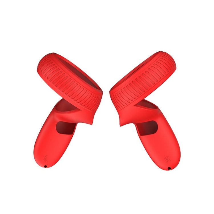 VR Handle Silicone Non-slip Drop Resistant Protective Cver For Meta Quest(Red) - VR Accessories by buy2fix | Online Shopping UK | buy2fix