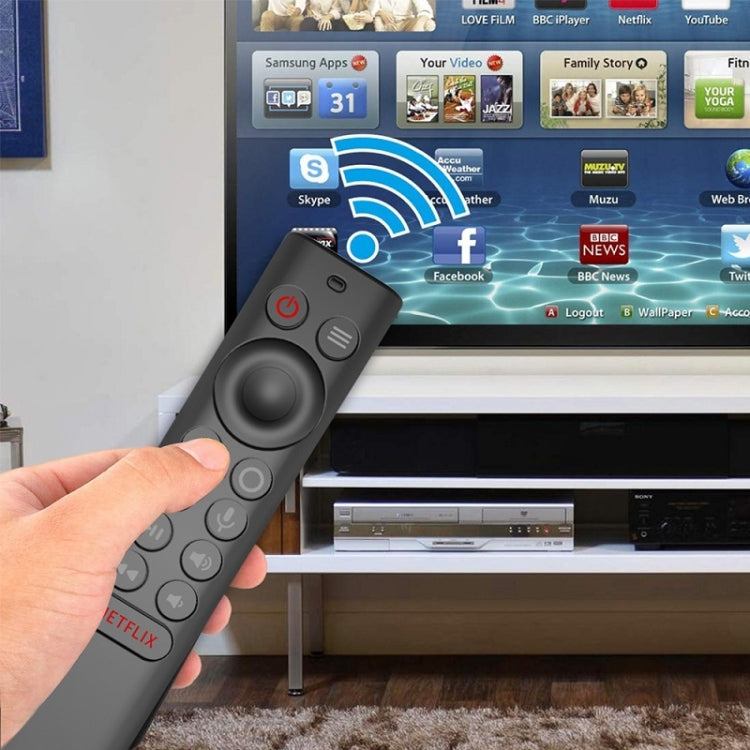 2 PCS Y7 Remote Control Silicone Protective Cover For NVIDIA Shield TV Pro/4K HDR(Blue) - Remote Control Covers by buy2fix | Online Shopping UK | buy2fix