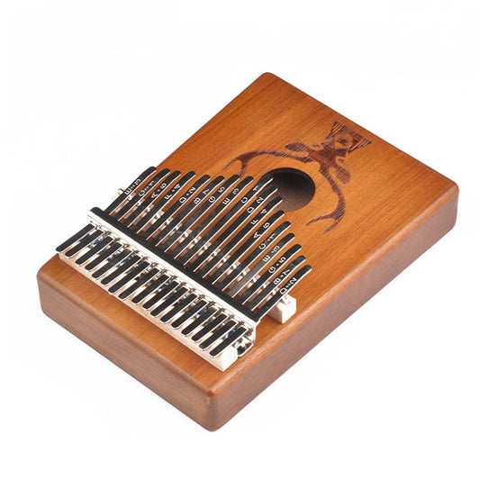 17-Tone Beginner Finger Piano Deer Head Kalimba Thumb Piano(Retro Kit) by buy2fix