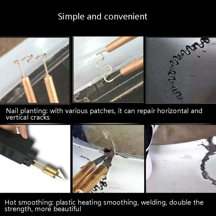 500pcs /Pack Auto Bumper Plastic Repair Welding Machine Hot Melt Plastic Welding Tool Welding Wire Patch, Style: Patch 12 0.8mm by buy2fix