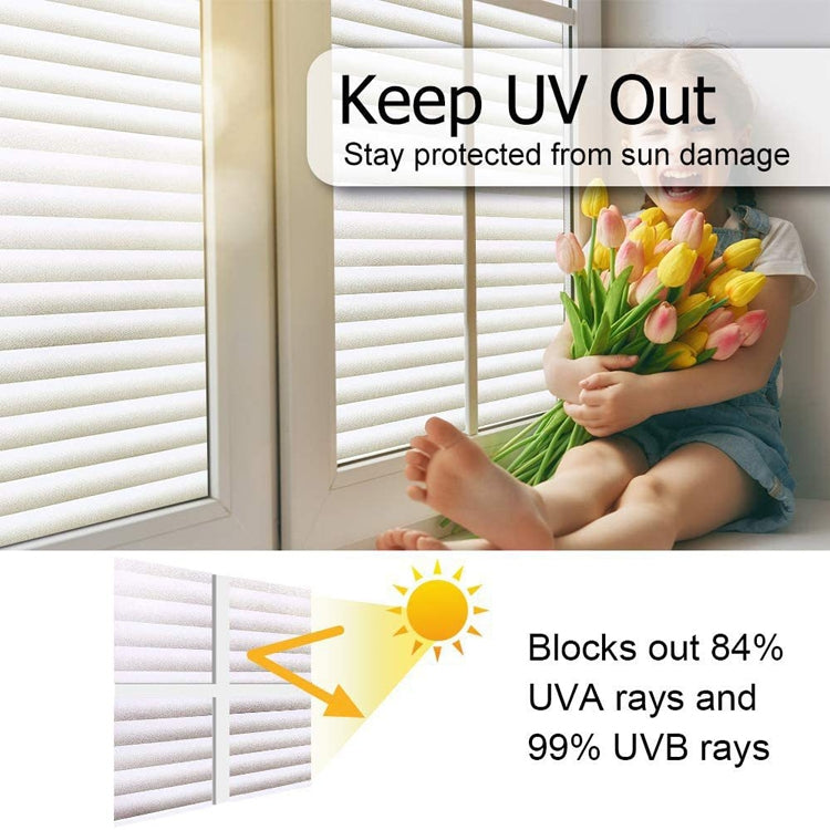 2pcs Office Privacy Glass Film Admiring Removable Large Size Blind Glass Stickers, Specification: 45cm x 1 m - Wall Tile Stickers by buy2fix | Online Shopping UK | buy2fix