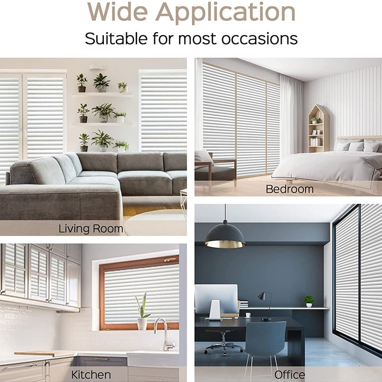 2pcs Office Privacy Glass Film Admiring Removable Large Size Blind Glass Stickers, Specification: 45cm x 1 m - Wall Tile Stickers by buy2fix | Online Shopping UK | buy2fix