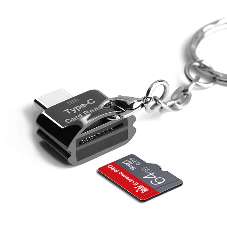 C10 TYPE-C Interface Mobile Phone Memory Card, Capacity: 32GB(Silver Gray) - Micro SD Card by buy2fix | Online Shopping UK | buy2fix
