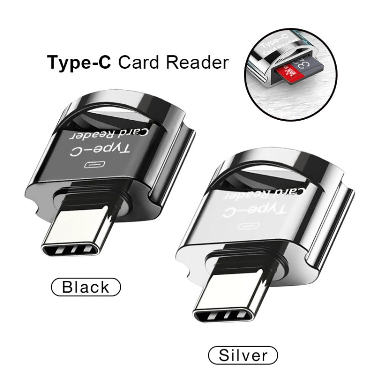 C10 TYPE-C Interface Mobile Phone Memory Card, Capacity: 64GB(Silver Gray) - Micro SD Card by buy2fix | Online Shopping UK | buy2fix