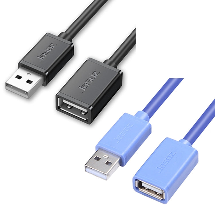 Jasoz USB Male to Female Oxygen-Free Copper Core Extension Data Cable, Colour: Black 0.5m - USB Cable by buy2fix | Online Shopping UK | buy2fix