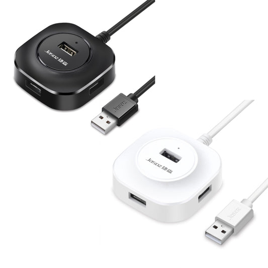 Jasoz High-Speed USB2.0 4-Ports HUB 1 to 4 Docking HUB, Colour: Black 0.5m by Jasoz