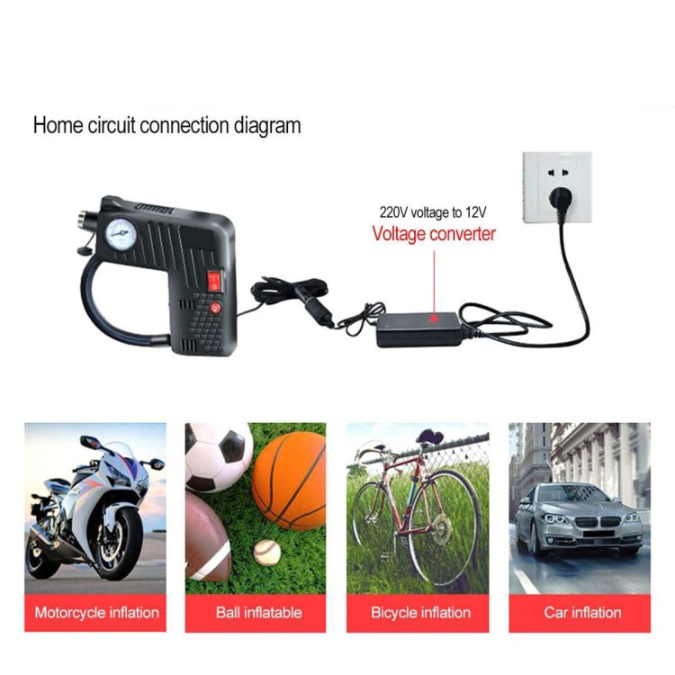 YX-301 12V Multi-Function Car Electric Portable Hand-Held Inflatable Pump(Black) - Inflatable Pump by buy2fix | Online Shopping UK | buy2fix