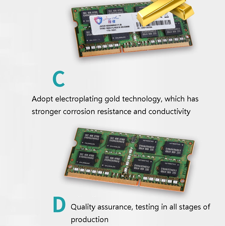 JingHai DDR3 2G Notebook Memory Strip(1333MHz) - RAMs by JingHai | Online Shopping UK | buy2fix