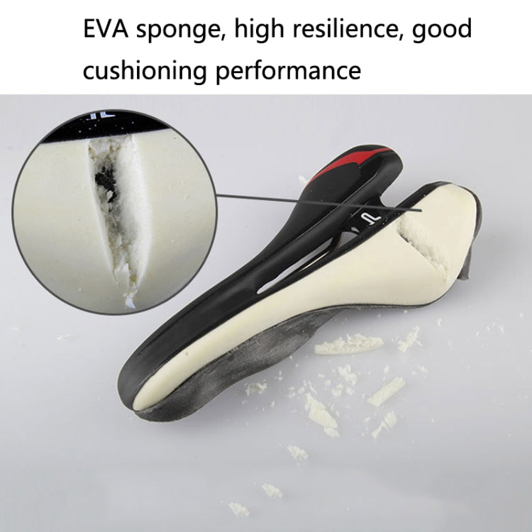 PROMEND SD-575 Cycling Comfortable Microfiber Leather Hollow Cushion(Black) by PROMEND